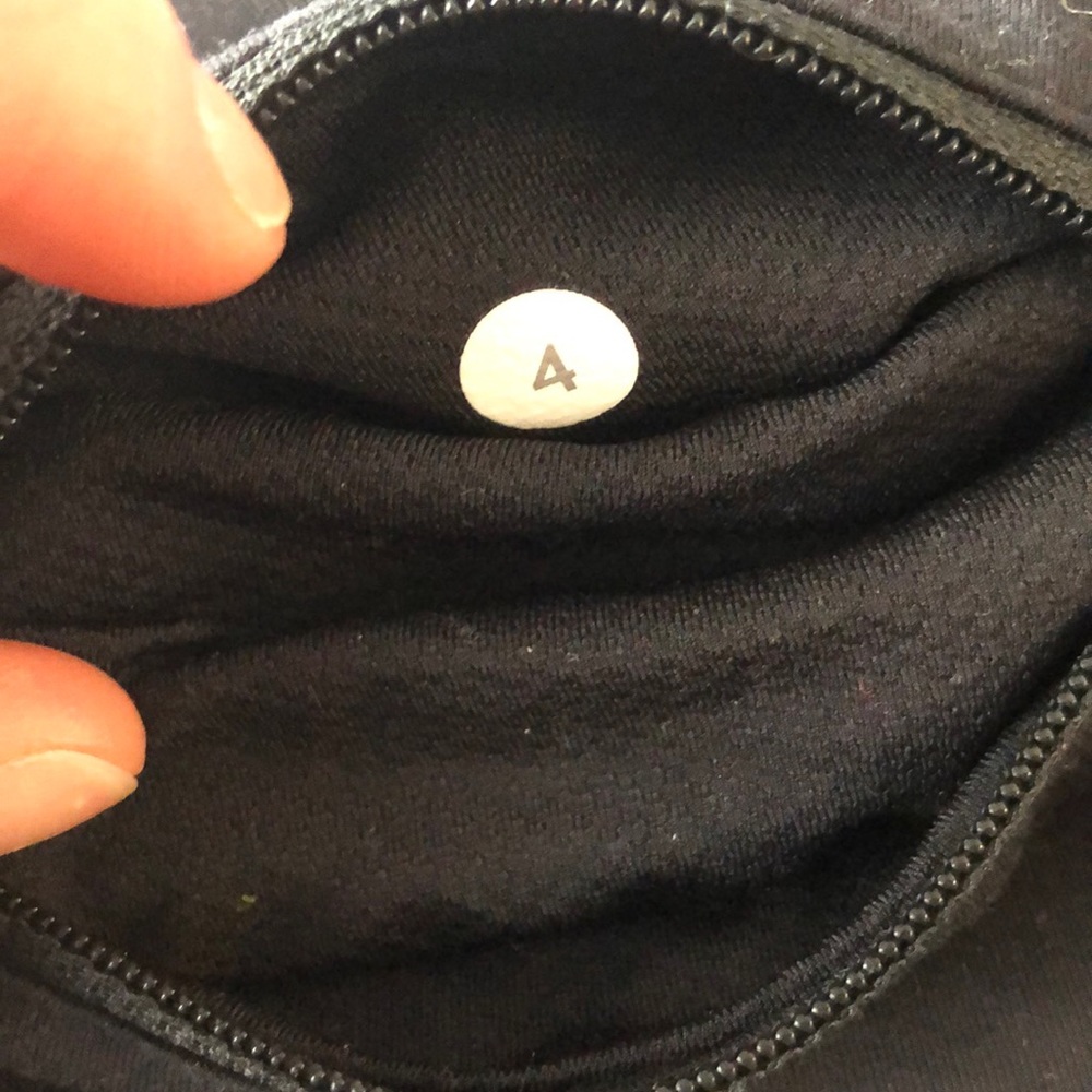 lulu lemon pace rival crop (4) - black - Picture 4 of 7